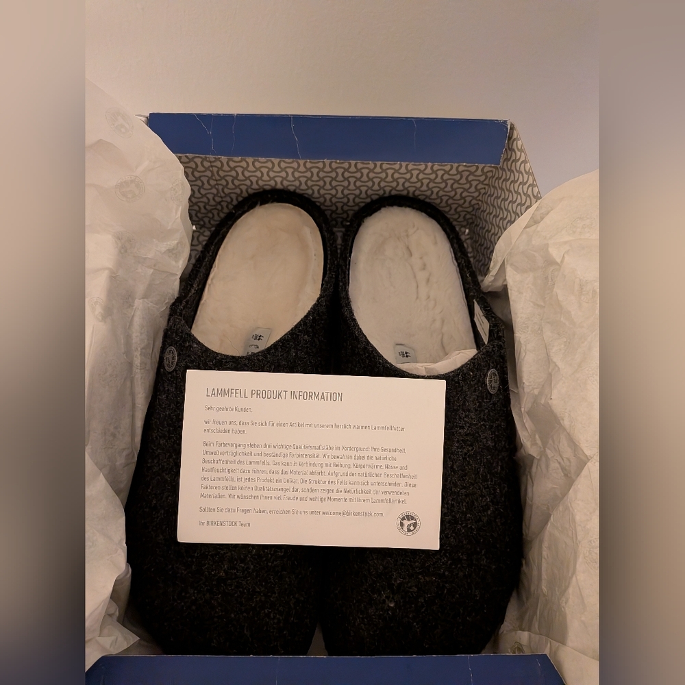 Birkenstock Lamb Lined Slippers